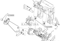 New Holland T6090 T6070 Cięgło dolne 47978102