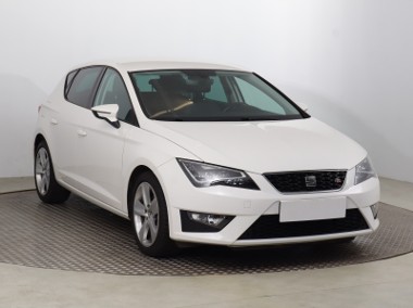 SEAT Leon III , Salon Polska, Serwis ASO, VAT 23%, Skóra, Klimatronic,-1