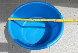 Miednica plastikowa niebieska, średnica ok. 40 cm, ok. 18 cm głębokości