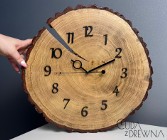 Zegar z plastra drewna - samodzielnie zadecyduj jak będzie wyglądał!