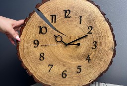 Zegar z plastra drewna - samodzielnie zadecyduj jak będzie wyglądał!