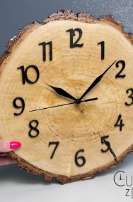 Zegar z plastra drewna - samodzielnie zadecyduj jak będzie wyglądał!-2
