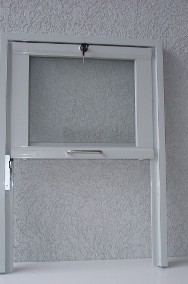 Gotowe okno aluminiowe, podawcze, podnoszone wym 800 mm x 950 mm-2