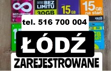 Łódź działające karty do telefonu komórkowego SIM prepaidy aktywne anonimowe SIM