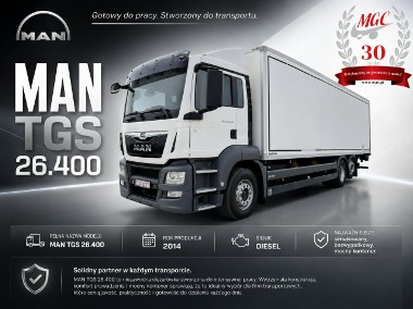 MAN MAN TGS 26.400 MAN TGS 26.400 / KONTENER + IZOTERMA / 1 WŁ / ZAREJESTROWANY / WEBAS-1