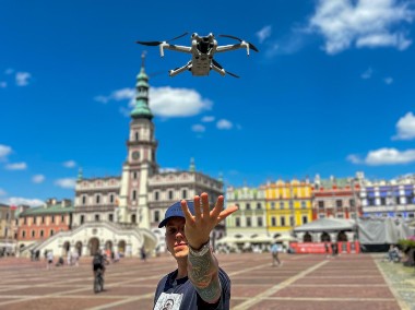 Nagrywanie dronem, Fotografia dronem, FV-1