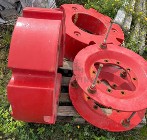 Fendt 700 800 900 1000 Obciążnik Balast Przeciwwaga 600kg x 2 Adaptery Mocujące 48kg