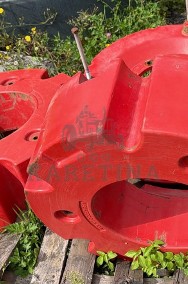 Fendt 700 800 900 1000 Obciążnik Balast Przeciwwaga 600kg x 2 Adaptery Mocujące 48kg-2