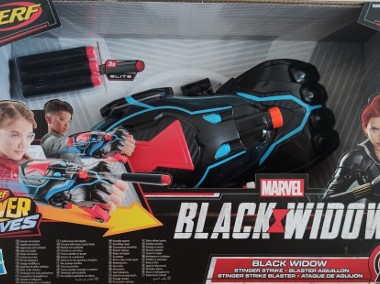 Czarna Wdowa Avengers Nerf Blaster Rękawica Wyrzutnia Black Widow-1