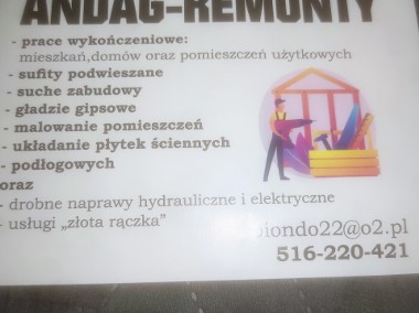 Remonty i nie tylko. Usuwanie różnych awarii -1