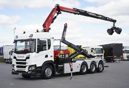 Scania G420 G 410 / E 6 / 8 X 4 / HDS + HAKOWIEC / TRIDEM / CNG / RETARDER / FASS