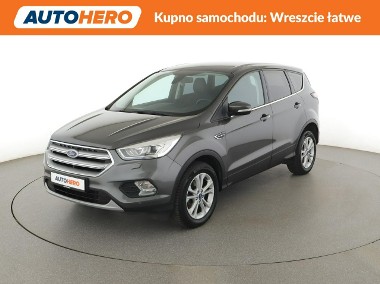 Ford Kuga II półskóra klima auto navi grzane fotele kamera i czujniki parkowania-1