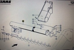 Rura rozładowcza Claas Mega 370-340 Nr kat. 000 662 552 0 Nr kat. 000 662 552 0