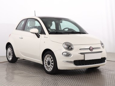 Fiat 500 , Salon Polska, 1. Właściciel, VAT 23%, Skóra, Tempomat,-1