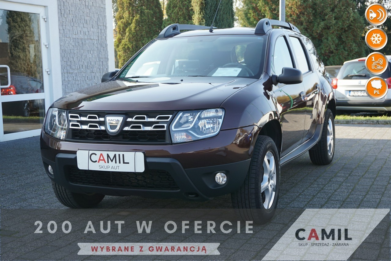 Dacia Duster I 1.6 Open SCe 115KM, Polski Salon, I Właściciel, Super Stan, Gwarancj