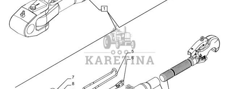 New Holland T6090 T6070 Hak 82033135-1