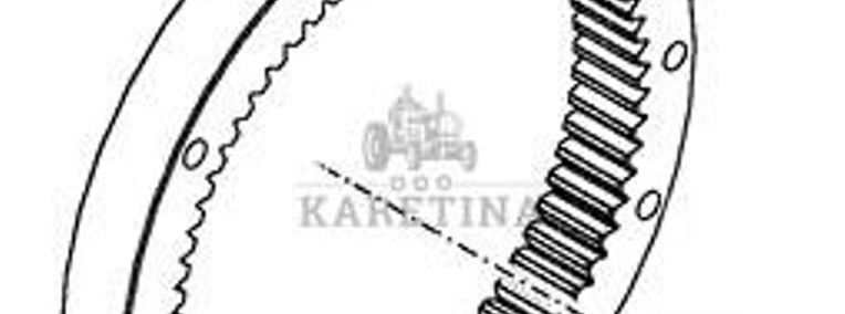 New Hollant T6.175 Koło Zębate Koronowe 5191492 CZĘŚĆI-1