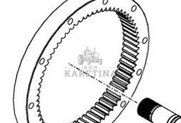 New Hollant T6.175 Koło Zębate Koronowe 5191492 CZĘŚĆI