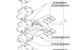 New Holland T6010 Zawór hydrauliczny 47123078