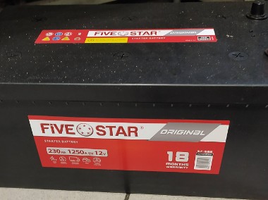 Akumulator FIVE STAR ORIGINAL 230Ah/1250A - 18 miesięcy gwarancji-1