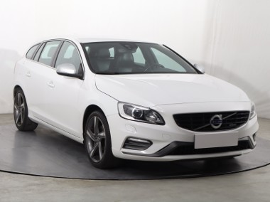 Volvo V60 I , Salon Polska, Skóra, Navi, Xenon, Bi-Xenon, Klimatronic,-1