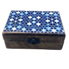 Drewniane pudełko z ceramiczną powłoką – Gwiazdy