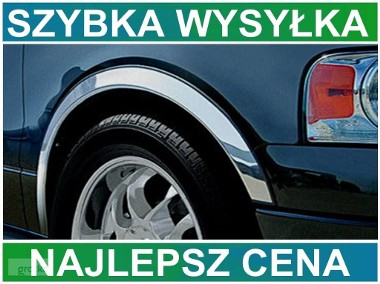 Nakładki listwy na błotnik chrom / czarny mat. ' 01-05 Peugeot 307-1