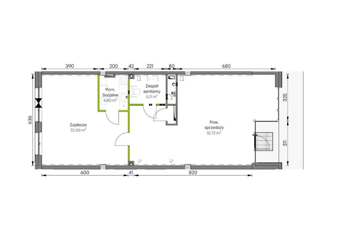 Lokal usługowy | Nowe Żerniki | 94 m² - Widok 2