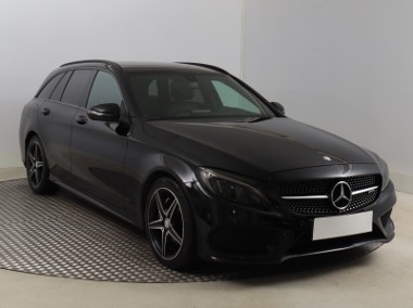 Mercedes-Benz Klasa C W205 Salon Polska, Serwis ASO, Automat, Skóra, Navi, Klimatronic,-1