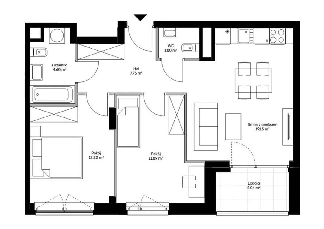 Nowy 3 pokojowy apartament wykończony pod kucz za 1 440 000zł Kolejowa - Widok 5