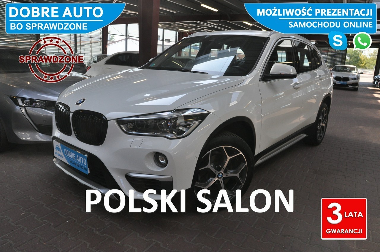 BMW X1 F48 1.5 140KM sDrive X-LINE Automat, Navigacja, Kamera, El. Klapa,FV23%