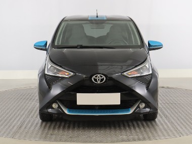Toyota Aygo , Salon Polska, Skóra, Klima-1