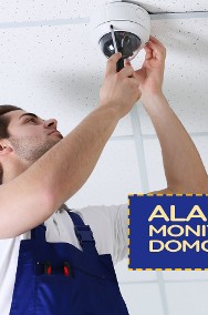 Montaż alarmu monitoringu kamery domofonu w domu mieszkaniu firmie Ruda Śląska-2
