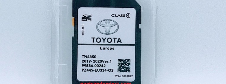 Karta SD Toyota TNS350 Mapy 2021-1
