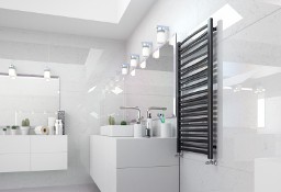 Grzejnik dekoracyjny łazienkowy Łezka 3D 120/50 czarny suszarka do ręczników