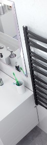 Grzejnik dekoracyjny łazienkowy Łezka 3D 120/50 czarny suszarka do ręczników-4