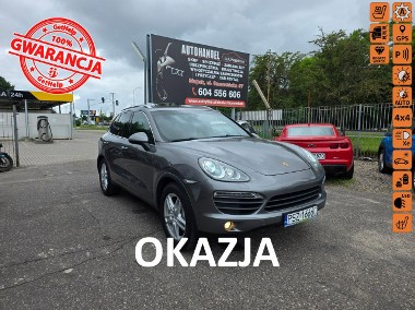 Porsche Cayenne II 4.8 Benzyna V8 400 KM, Skóra, Bi-Xenon, Bluetooth, Navi, LED, OKAZJA-1