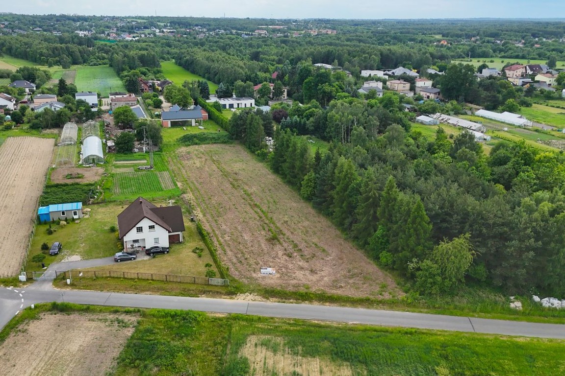 Działka pod budowę domu Kolonia Wierzchowisko – pohled 2