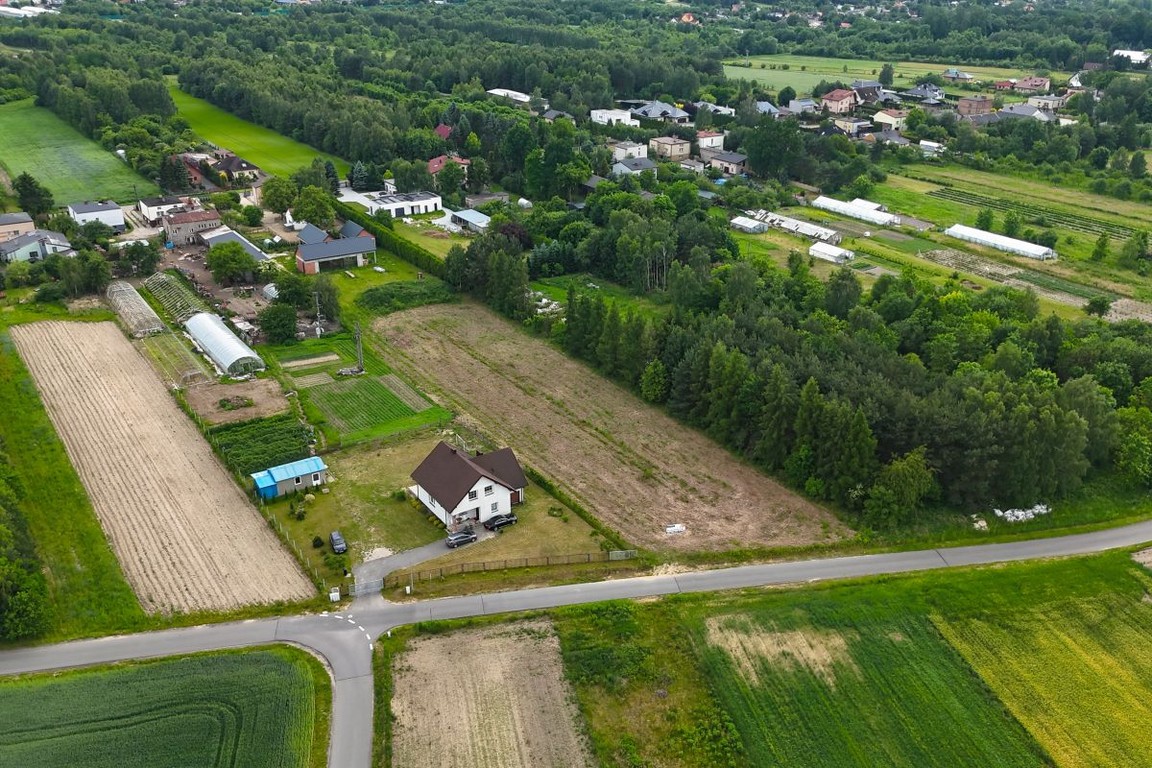 Działka pod budowę domu Kolonia Wierzchowisko – pohled 3