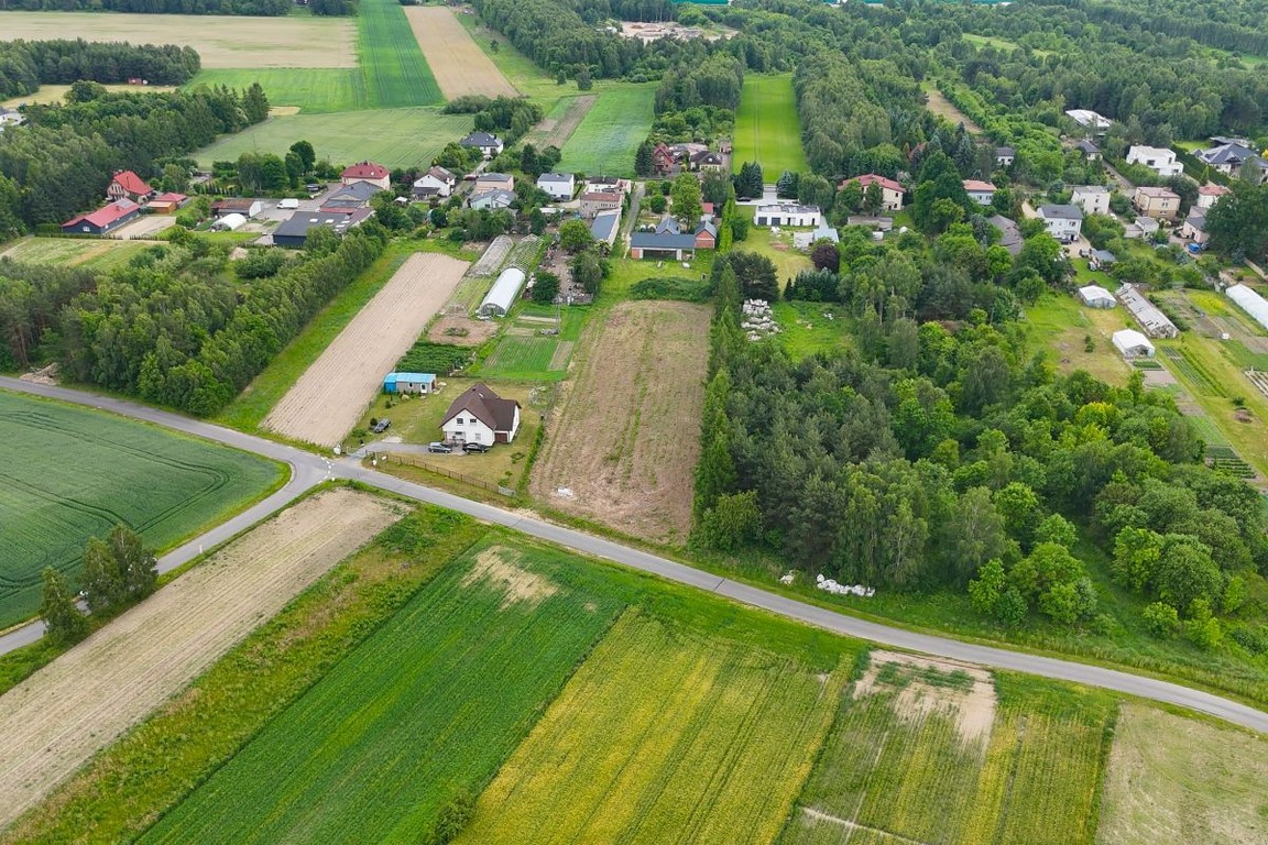Działka pod budowę domu Kolonia Wierzchowisko – pohled 5