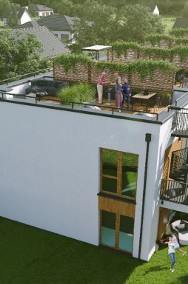 Segment skrajny bliski Wawer ogród, taras na dachu-2