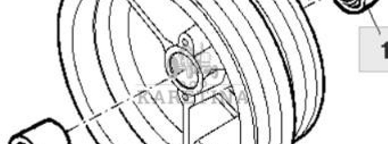 John Deere 9780CTS 9780HM 9780 CTS Koło Prowadzące H165476-1