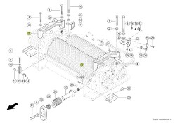 Claas Jaguar 970 - corncracker - mostek 0001254541