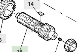 John Deere 9780CTS 9780i CTS 2005rok Wałek Zębaty Skrzyni Biegów CE18223