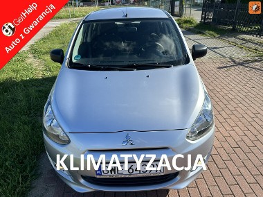 Mitsubishi Space Star Benzyna, klimatyzacja, isofix, niski przebieg, CD, opony wielosezon.-1