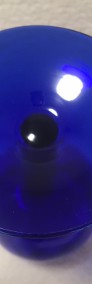 Kieliszek lampka wina kobalt granat szkło-4