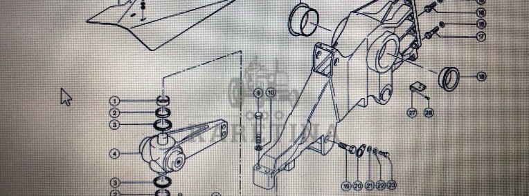 CLAAS LEXION 580 NAPĘD TERRA TRACK - CZĘŚCI-1