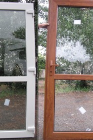 Drzwi PCV wejściowe szyba panel zewnętrzne o rozmiarze 100x210 -2