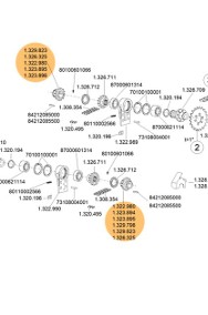 1.326.325 - Koło Łańcuchowe Do Przystawki Oros - 16 Zębów-2