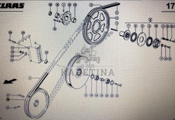 Koło pasowe Claas Mega 370-340 Nr kat. 000 667 545 3 Nr kat. 000 667 545 3